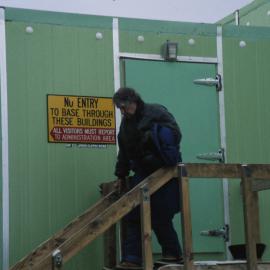 Sir Edmund Hillary Leaving Scott Base