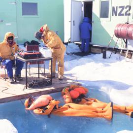 Quick Don Immersion Suit Trials