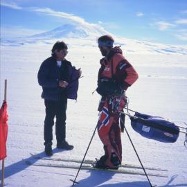 Borge Ousland arriving at Scott Base