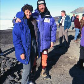 Børge Ousland and Gillian Wratt