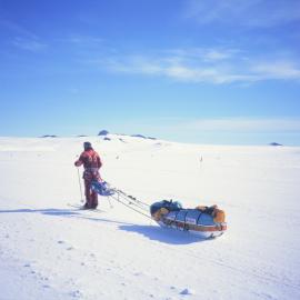 Borg Ousland coming to the end of his journey