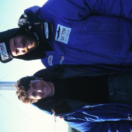 Gillian Wratt and Borge Ousland at the 40th Anniversary celebrations