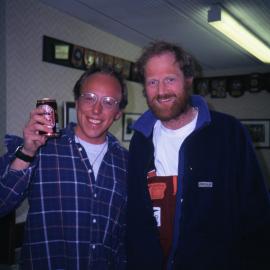 Antarctic Adventurer Borge Ousland Relaxing at Scott Base