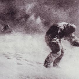 Oates walks out into the blizzard