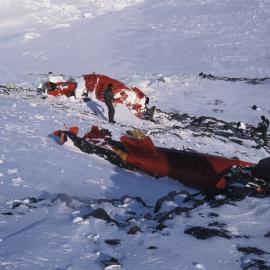 Helicopter crash site - fuselage and tail
