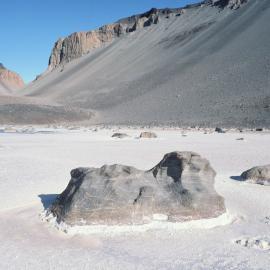 Almost dry midsummer Don Juan Pond