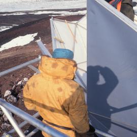 Construction of SES Dome at Arrival Heights
