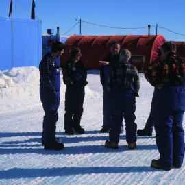 Christchurch Mayor Garry Moore and Party at Cape Roberts