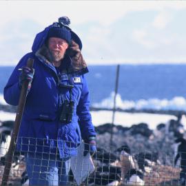 Media visit, The Dominion at Cape Bird with Peter Wilson (K122)