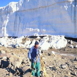 Bryn Hubbard at Taylor Glacier