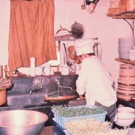 Chef at Work in Kitchen at Mizhuo Station