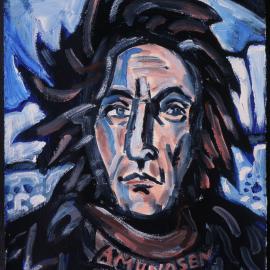 Artists in Antarctica Programme: "Amundsen" Acrylic N Brown