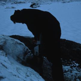 Artists in Antarctica Programme: Glaciologist working at Blood Falls, Taylor Valley