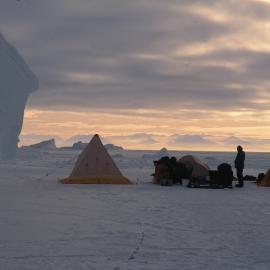 Camping with K402 at Cape Barne