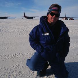 Colin Fox on the Ice Runway