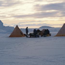 Camping with K402 at Cape Barne