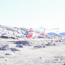 Helecopters New Zealand Operating at Zucchelli Station