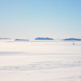 Inaccessable Island and McMurdo Sound from Hut Peninsula