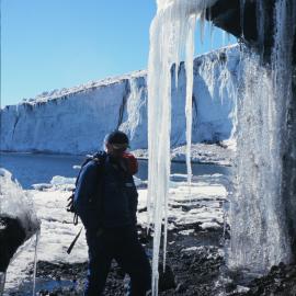 Dean Arthur at Ice Wall