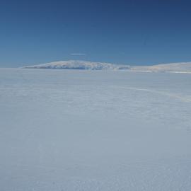 Mount Bird and Mount Erebus. Beaufort Island on the left
