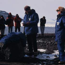 HRH Princess Anne at Plaque Unveiling - Discovery Hut