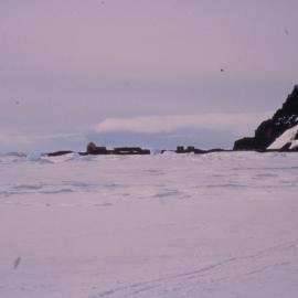 Hallett Station from Sea Ice