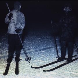 Oates (L) and Mears Go Out Skiing in the Night