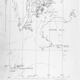 Reconnaissance Topography map of the Coombs Hills area and the Carapace Nunatak