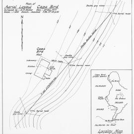 Aerial Layout of Cape Bird hut