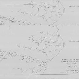 Sketch Plan of Bench Marks in the Marshall and Miers Valleys