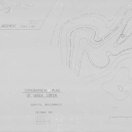 Topographical Plan of Vanda Station (Partial)