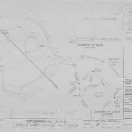 Topographical survey Satellite Earth Station First Crater