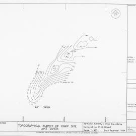 Topographical Plan of Camp Site - Lake Vanda