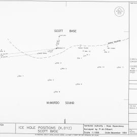 Ice Hole Positions at Scott Base