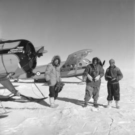 Marsh; 'London Times' photographer, Stewart Heydinger; Miller; RNZAF Beaver and British Otter 