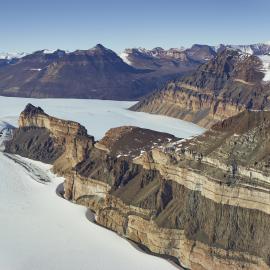 Finger Mountain and the Taylor Glacier
