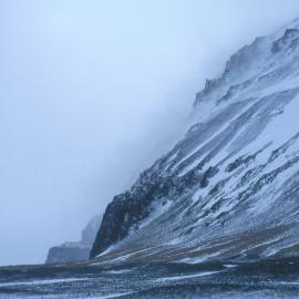 Blizzard at Cape Hallett camp