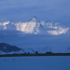 Mt Herschel from near Cape Hallett camp