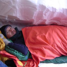 Living in a trench shelter during Antarctic Field Training (AFT)