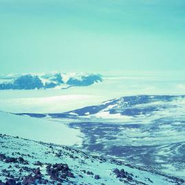 Upper Beardmore Glacier and Buckley Island