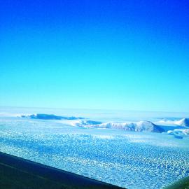 Shackleton Icefalls, Beardmore Glacier - Mts Darwin, Bowers and Buckley