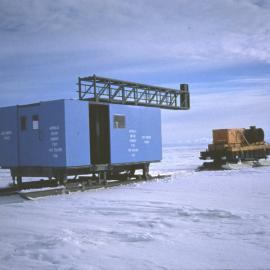 Cape Roberts equipment being towed