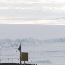 Pressure ridges in front of Scott Base