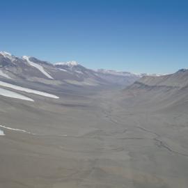 Wright Valley, looking up valley toward the dias