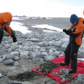 Sampling at Cape Roberts