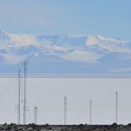 Aerial farm and Royal Society Range