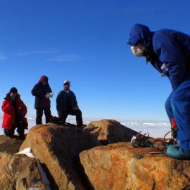 Installation of survey mark