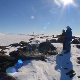 Logistical support: fixed wing plane