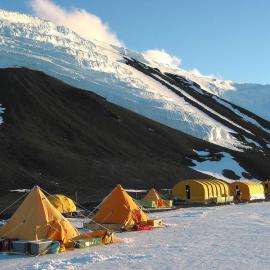 Camp with tents