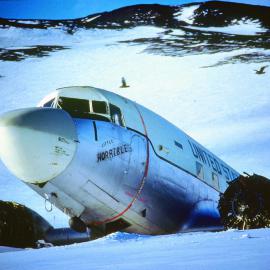 "Little Horrible", the resident R4D at the foot of the ski slope, November 1960